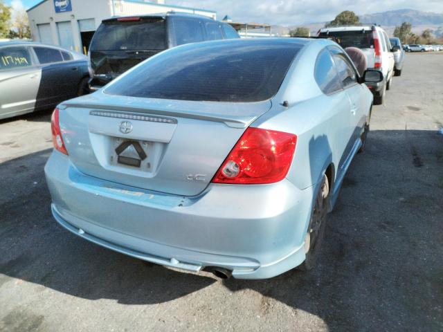 JTKDE167850016685 - 2005 TOYOTA SCION TC ტურკოუსი ფოტო 4