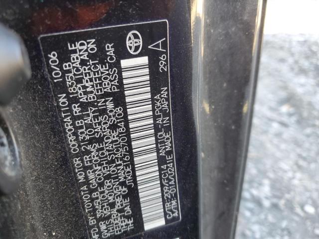 JTKDE167570184108 - 2007 TOYOTA SCION TC 黑色 照片 10