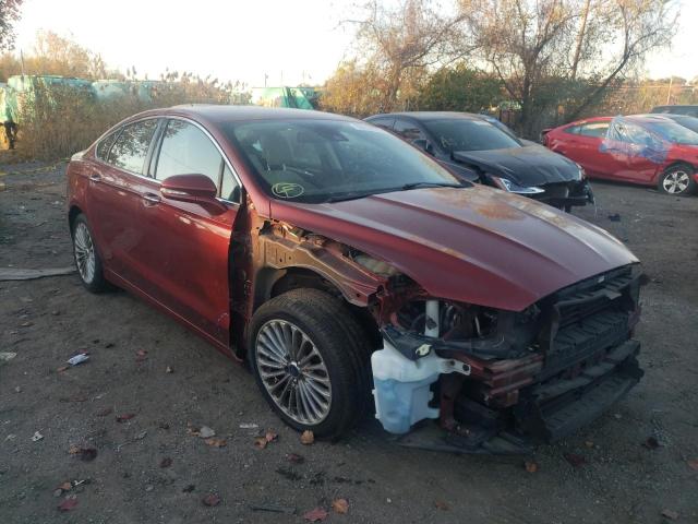 3FA6P0K99ER297154 - 2014 FORD FUSION TIT BURGUNDY photo 1