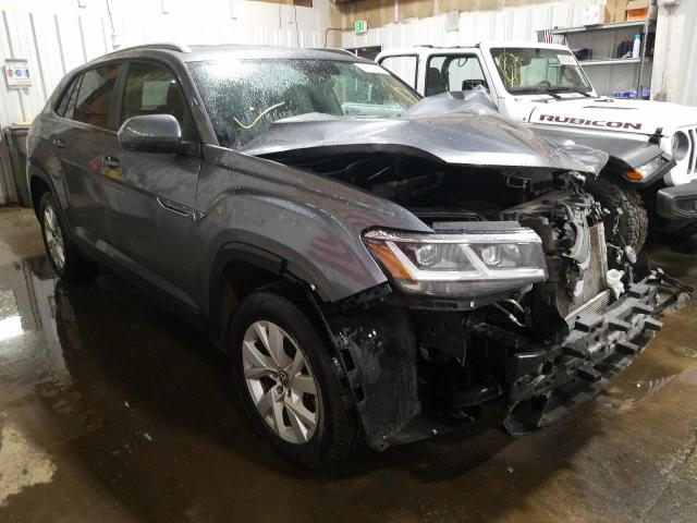 1V2GC2CA5MC222252 - 2021 VOLKSWAGEN ATLAS CROS Серый фото 1