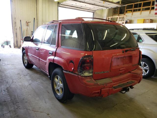 1GNDT13S422513519 - 2002 CHEVROLET TRAILBLAZE RED photo 3