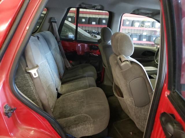 1GNDT13S422513519 - 2002 CHEVROLET TRAILBLAZE RED photo 6