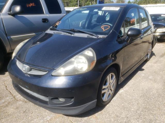 JHMGD386X7S028754 - 2007 HONDA FIT S 黑色 照片 2