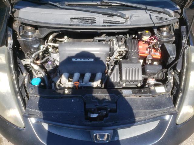 JHMGD386X7S028754 - 2007 HONDA FIT S 黑色 照片 7