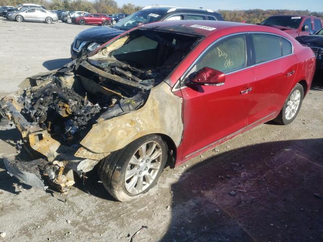 1G4GD5ER7CF244846 - 2012 BUICK LACROSSE P RED photo 2