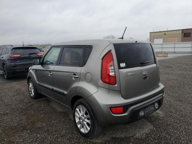 KNDJT2A57D7619063 - 2013 KIA SOUL GRAY photo 3