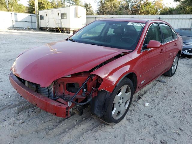 2G1WD58C789136503 - 2008 CHEVROLET IMPALA SUP RED photo 2