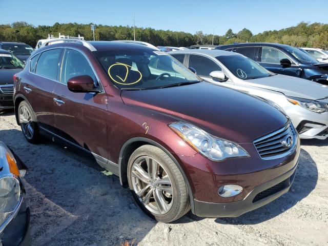 JN1BJ0HP5DM430289 - 2013 INFINITI EX37 BASE MAROON photo 1