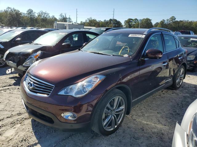 JN1BJ0HP5DM430289 - 2013 INFINITI EX37 BASE MAROON photo 2