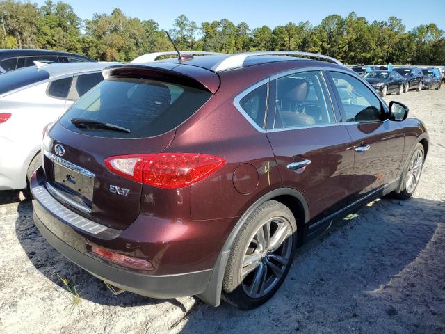 JN1BJ0HP5DM430289 - 2013 INFINITI EX37 BASE MAROON photo 4