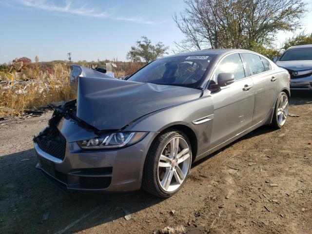 SAJAJ4GX0JCP37616 - 2018 JAGUAR XE PREMIUM GRAY photo 2