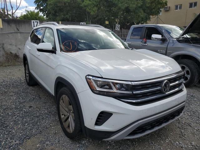 1V2BR2CA9MC525141 - 2021 VOLKSWAGEN ATLAS SEL WHITE photo 1