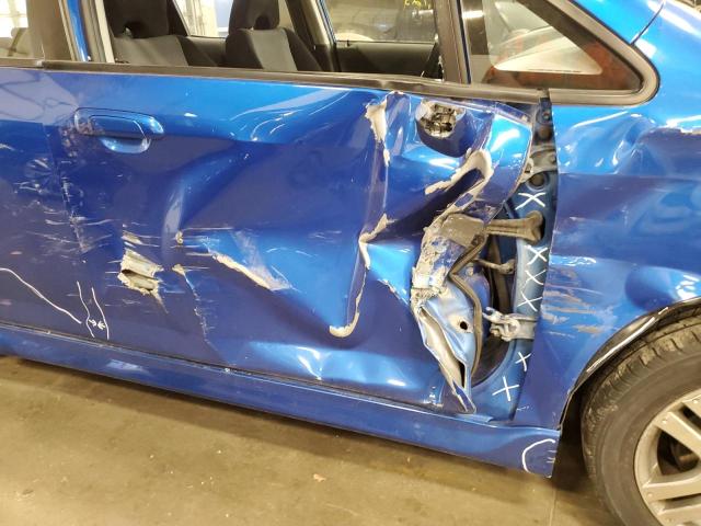 JHMGD38647S066612 - 2007 HONDA FIT S BLUE photo 9