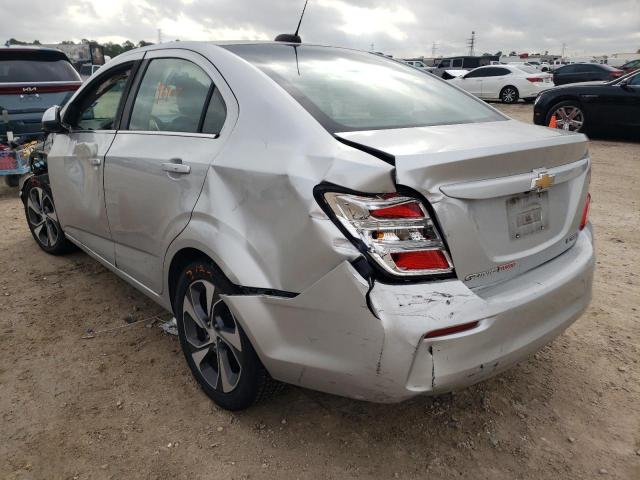 1G1JF5SB4H4113543 - 2017 CHEVROLET SONIC PREM SILVER photo 3