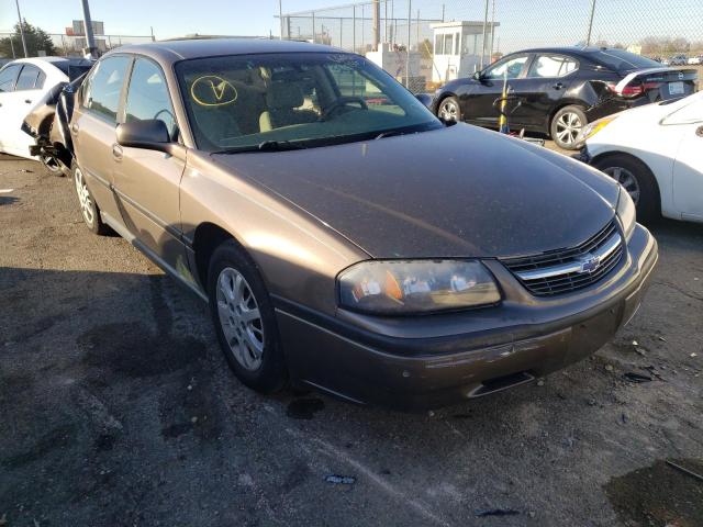 2G1WF52E239193365 - 2003 CHEVROLET IMPALA GRAY photo 1