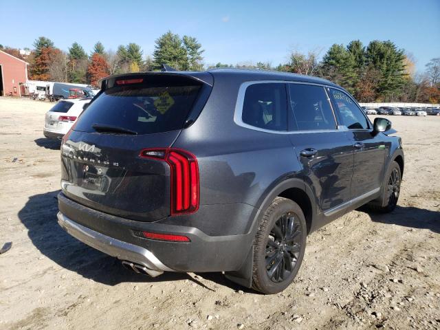 5XYP54HC9NG272022 - 2022 KIA TELLURIDE GRAY photo 4