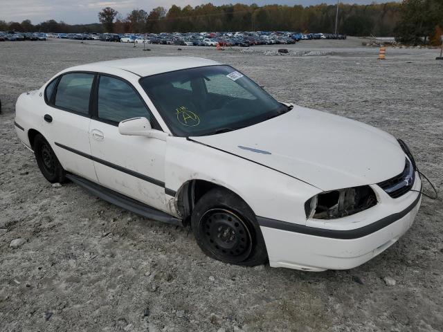 2G1WF55K639215062 - 2003 CHEVROLET IMPALA WHITE photo 1