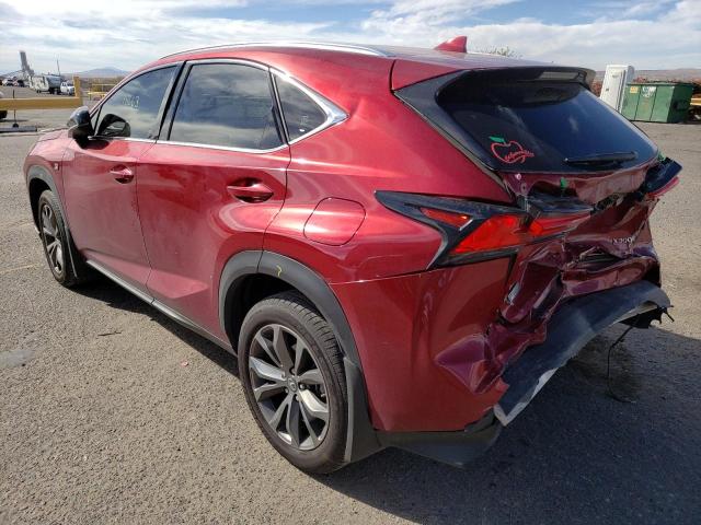 JTJSARBZ8M2200833 - 2021 LEXUS NX 300 BAS 红色 照片 3