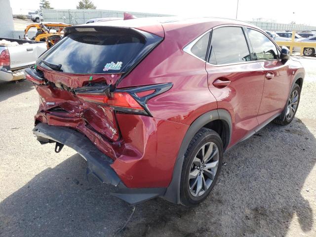 JTJSARBZ8M2200833 - 2021 LEXUS NX 300 BAS 红色 照片 4