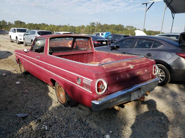 4H27U215991 - 1965 FORD RANCHERO RED photo 3