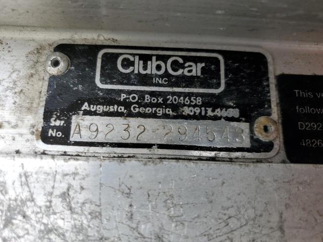 A9232294543 - 1992 CLUB GOLF CART BEIGE photo 10