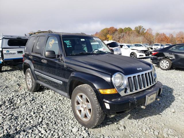 1J8GL58K36W266023 - 2006 JEEP LIBERTY LI BLACK photo 1