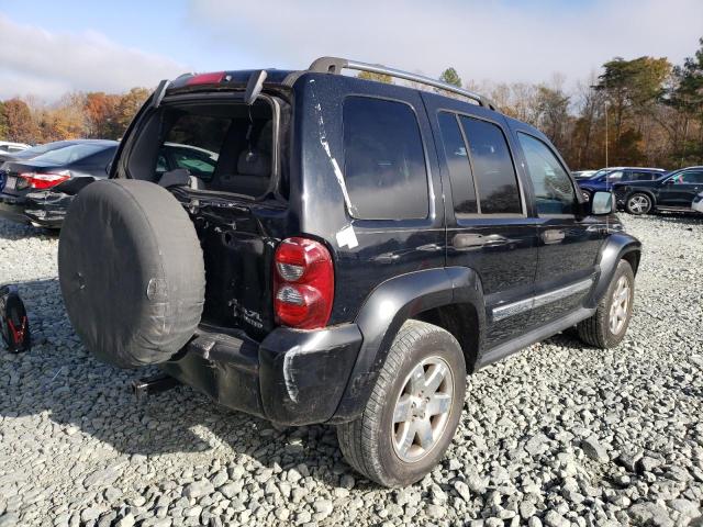 1J8GL58K36W266023 - 2006 JEEP LIBERTY LI BLACK photo 4