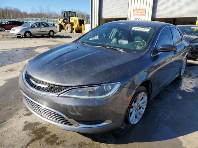 1C3CCCAB4GN175147 - 2016 CHRYSLER 200 LIMITE GRAY photo 2