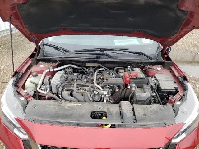 3N1AB8DV9MY243601 - 2021 NISSAN SENTRA SR RED photo 7