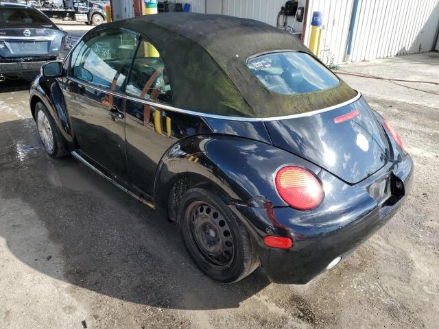 3VWBM31Y05M301792 - 2005 VOLKSWAGEN NEW BEETLE BLACK photo 3