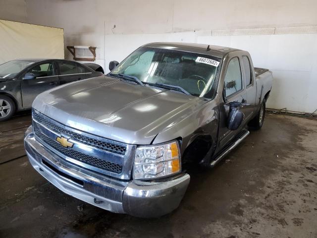 1GCRKSE72DZ343736 - 2013 CHEVROLET 1500 SILVE BROWN photo 2