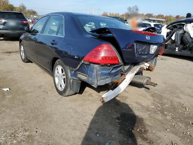 1HGCM56347A224121 - 2007 HONDA ACCORD SE BLUE photo 3