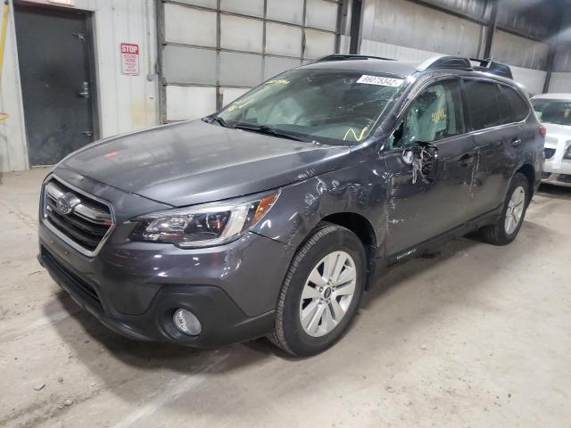 4S4BSAFC4K3249747 - 2019 SUBARU OUTBACK GRAY photo 2