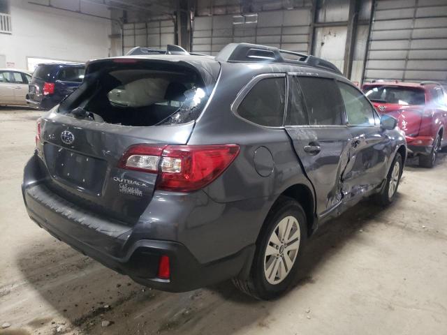 4S4BSAFC4K3249747 - 2019 SUBARU OUTBACK GRAY photo 4