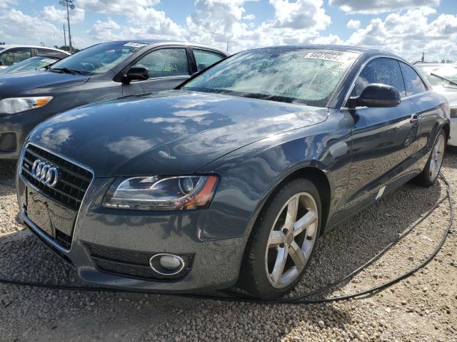 WAUDK78T69A051655 - 2009 AUDI A5 QUATTRO GRAY photo 2