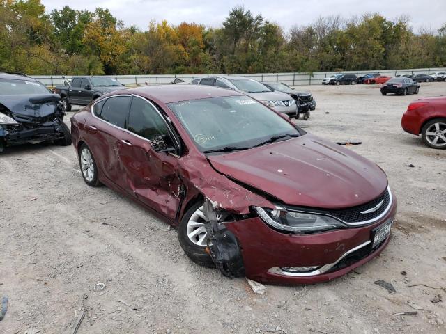 1C3CCCCG8FN600229 - 2015 CHRYSLER 200 C BURGUNDY photo 1