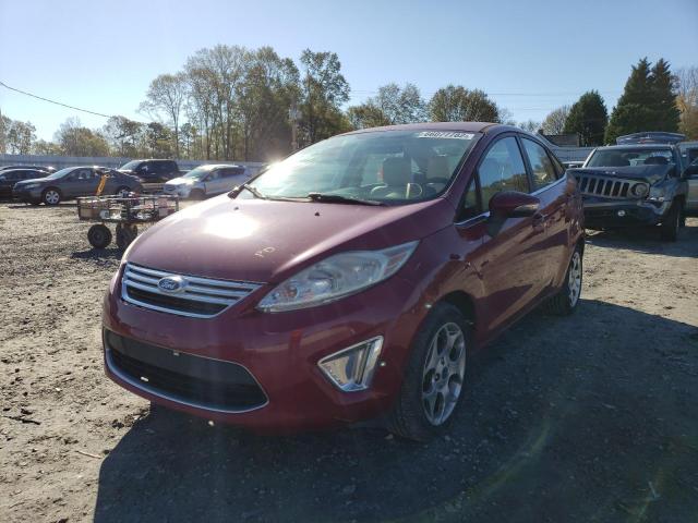 3FADP4CJ8BM108350 - 2011 FORD FIESTA SEL RED photo 2