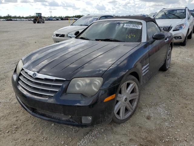 1C3AN65L25X052812 - 2005 CHRYSLER CROSSFIRE BLACK photo 2