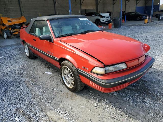 1G2JB34T6M7531533 - 1991 PONTIAC SUNBIRD LE RED photo 1