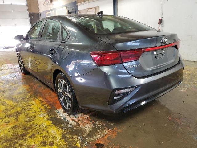 3KPF24AD0LE210543 - 2020 KIA FORTE FE GRAY photo 3