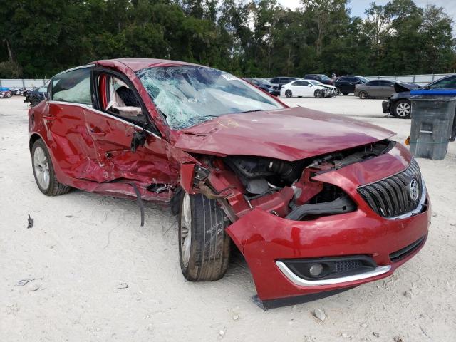 2G4GK5EX6E9206072 - 2014 BUICK REGAL RED photo 1