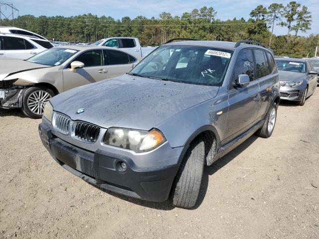 WBXPA93455WD13490 - 2005 BMW X3 3.0I SILVER photo 2