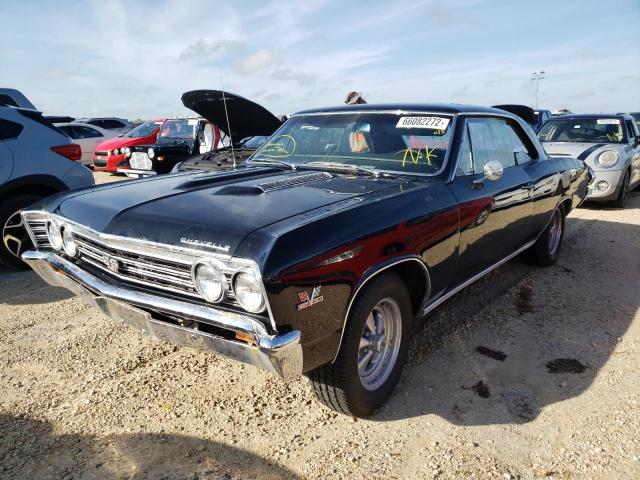 138177B141964 - 1967 CHEVROLET CHEVELL BLACK photo 2