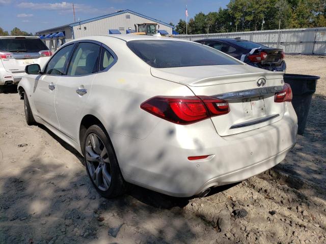 JN1BY1AP7GM221149 - 2016 INFINITI Q70 3.7 WHITE photo 3