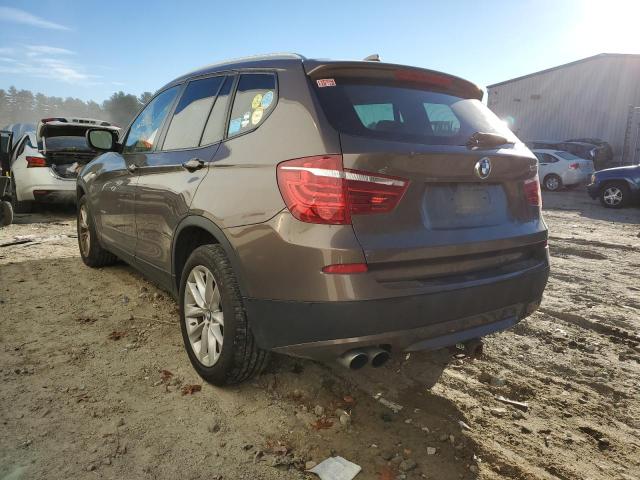 5UXWX9C54E0D28225 - 2014 BMW X3 XDRIVE2 BROWN photo 3