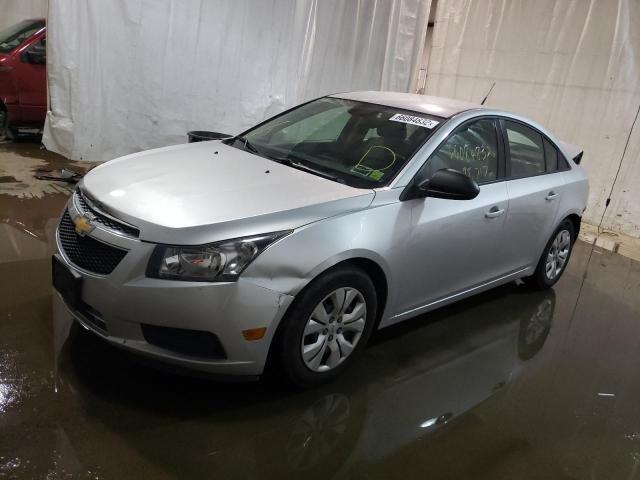 1G1PA5SG1E7221181 - 2014 CHEVROLET CRUZE LS SILVER photo 2