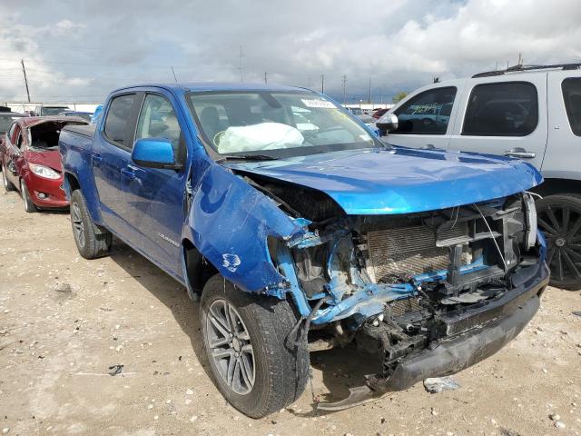 1GCGSBEN4M1153649 - 2021 CHEVROLET COLORADO BLUE photo 1