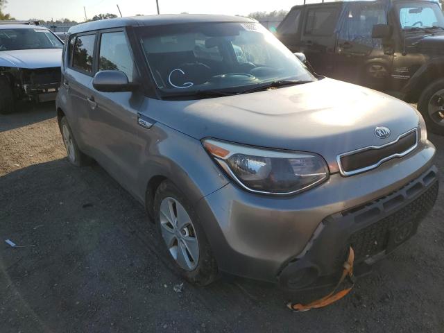 KNDJN2A27F7139849 - 2015 KIA SOUL GRAY photo 1