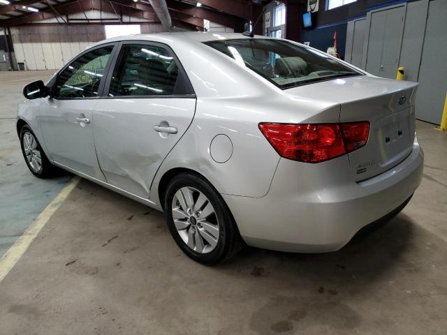 KNAFU4A20D5718384 - 2013 KIA FORTE EX SILVER photo 3