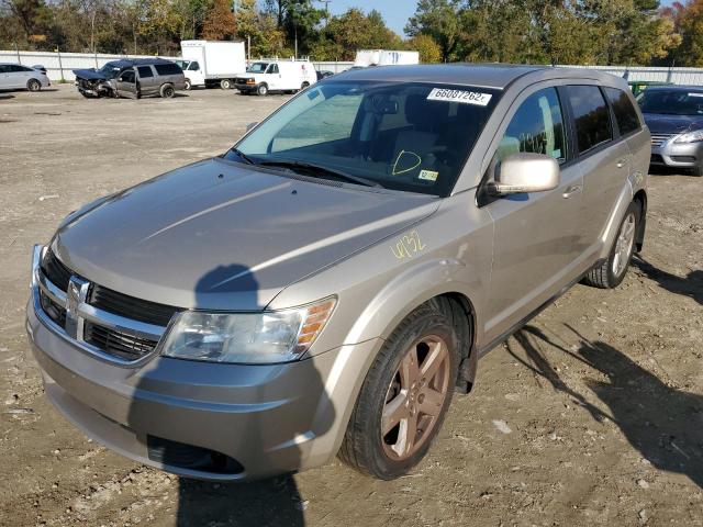 3D4GG57VX9T158583 - 2009 DODGE JOURNEY GOLD photo 2